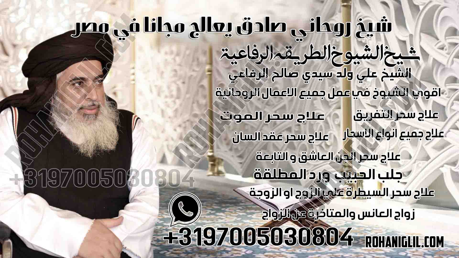 شيخ روحاني صادق يعالج مجانا في مصر