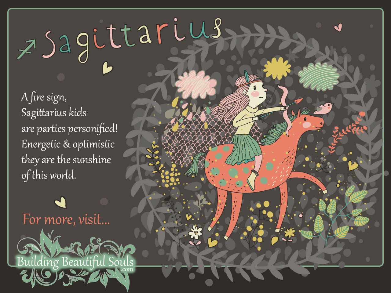 sagittarius child zodiac signs for kids 1280x960 1